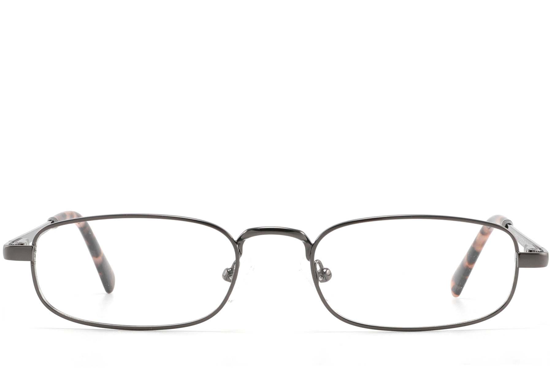 BS2425-1577_Grey_Rectangular_Metal_glasses_front