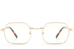 BS2425-1578_Golden_Geometric_Metal_glasses_front