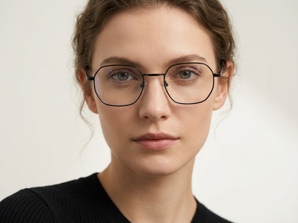BS2425-1579_Black_Geometric_Metal_glasses-tryon_female