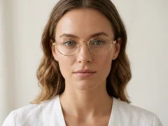 BS2425-1582_Golden_Oval_Metal_glasses-tryon_female