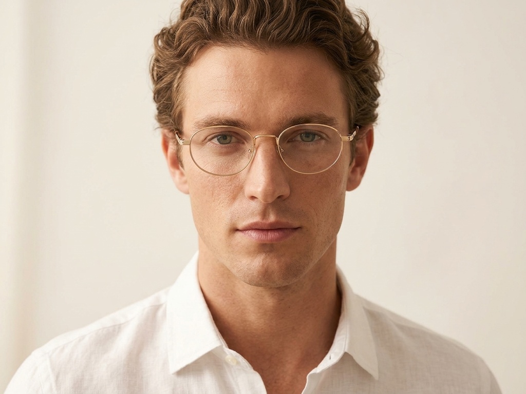 BS2425-1582_Golden_Oval_Metal_glasses-tryon_male