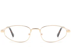 BS2425-1582_Golden_Oval_Metal_glasses_front