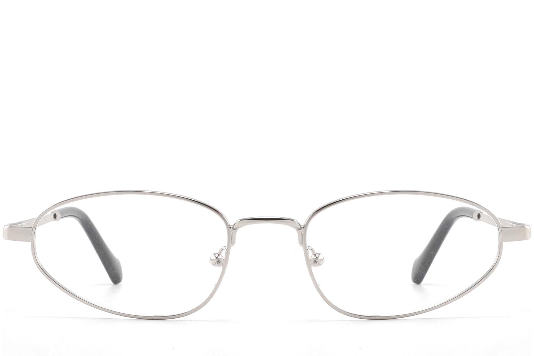 BS2425-1584_Silver_Oval_Metal_glasses_front