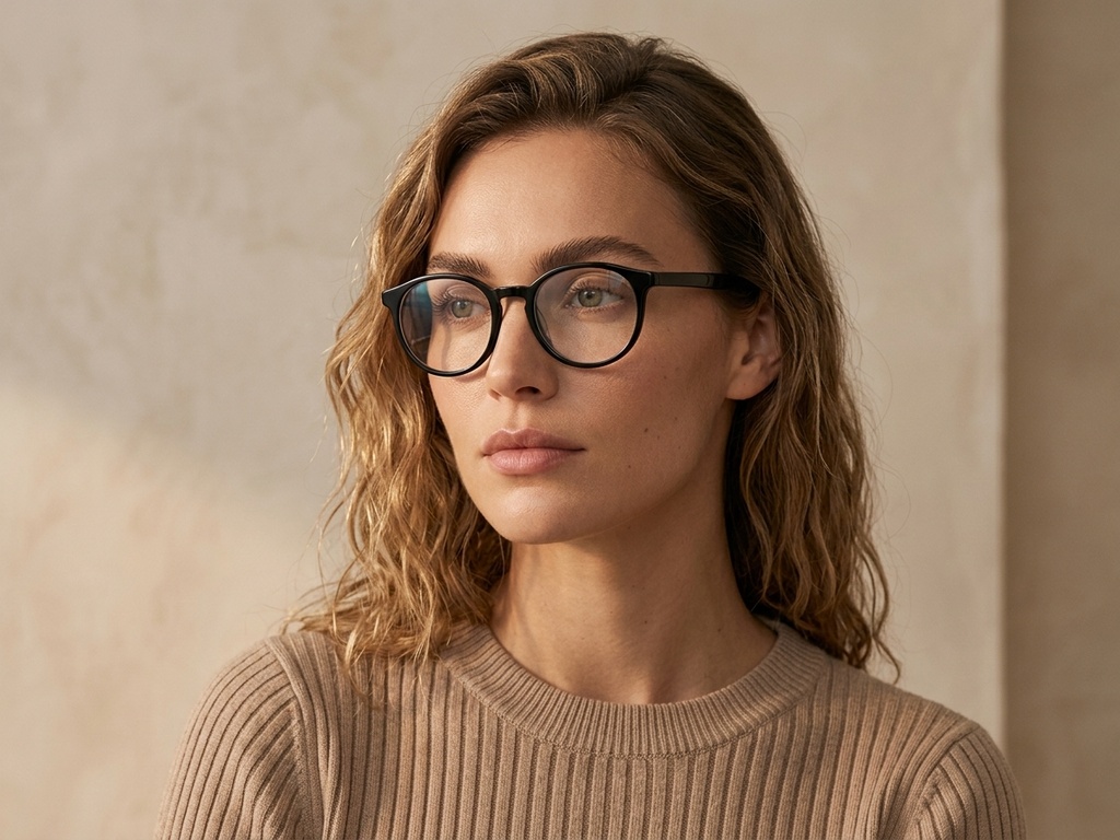 BS2425-1590_Black_Round_Acetate_glasses-tryon_female