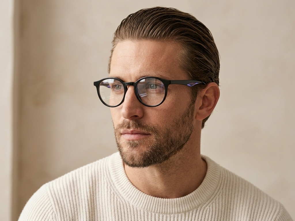 BS2425-1590_Black_Round_Acetate_glasses-tryon_male