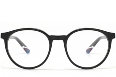 BS2425-1590_Black_Round_Acetate_glasses_front
