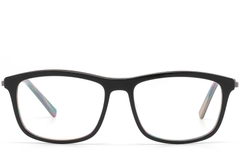 BS2425-1604_Black_Rectangular_Acetate_glasses_front