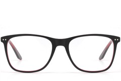 BS2425-1608_Black_Rectangular_Acetate_glasses_front
