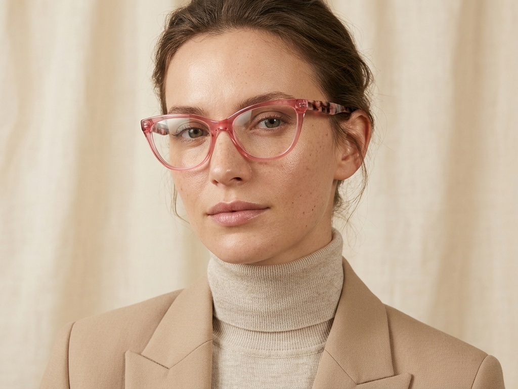 Butterfly Pink Acetate Glasses #BS2425-1613
