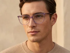Gafas de acetato moradas con forma de mariposa n.° BS2425-1616