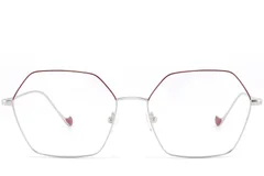 BS2425-1628_Silver_Geometric_Metal_glasses_front