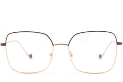 BS2425-1631_Golden_Rectangular_Metal_glasses_front