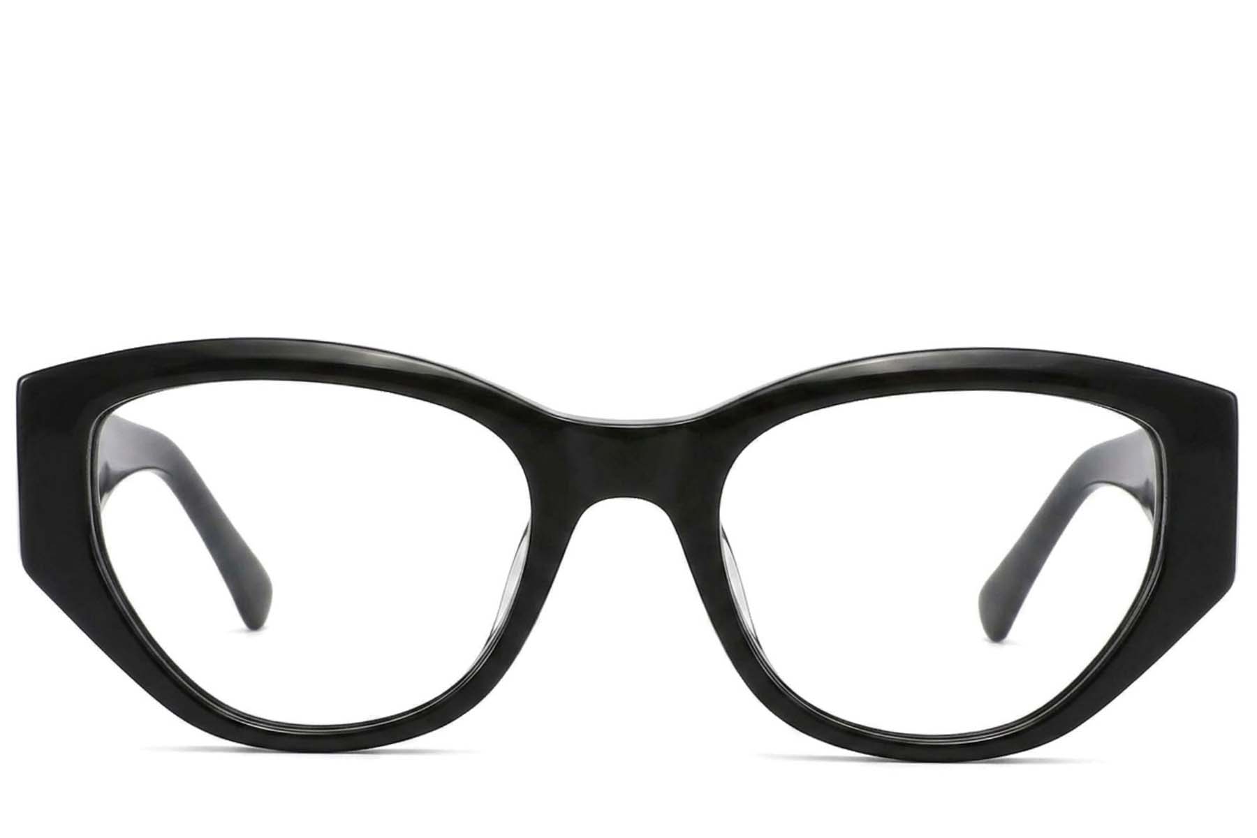 BS2425-1632_Black_Butterfly_Acetate_Glasses-front
