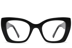 BS2425-1635_Black_Butterfly_Acetate_Glasses_front