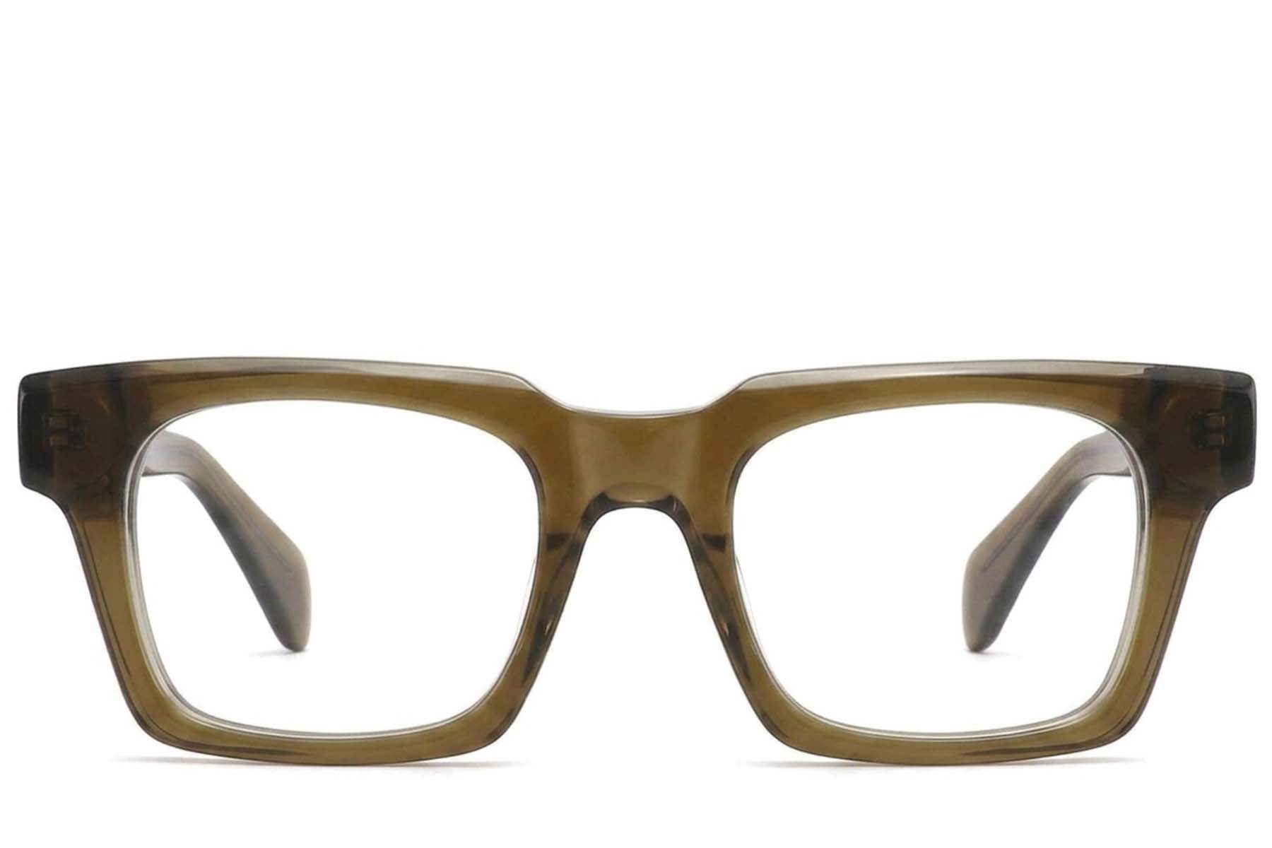 BS2425-1648_Green_Rectangular_Acetate_Glasses-front