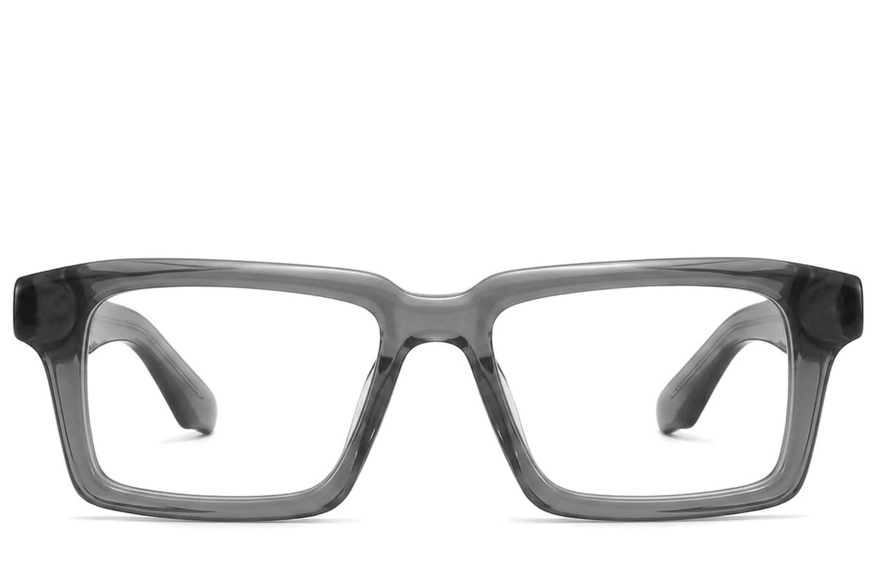 BS2425-1650_Grey_Rectangular_Acetate_Glasses-front