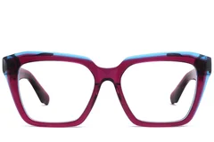 BS2425-1656_Red_Rectangular_Acetate_Glasses_front