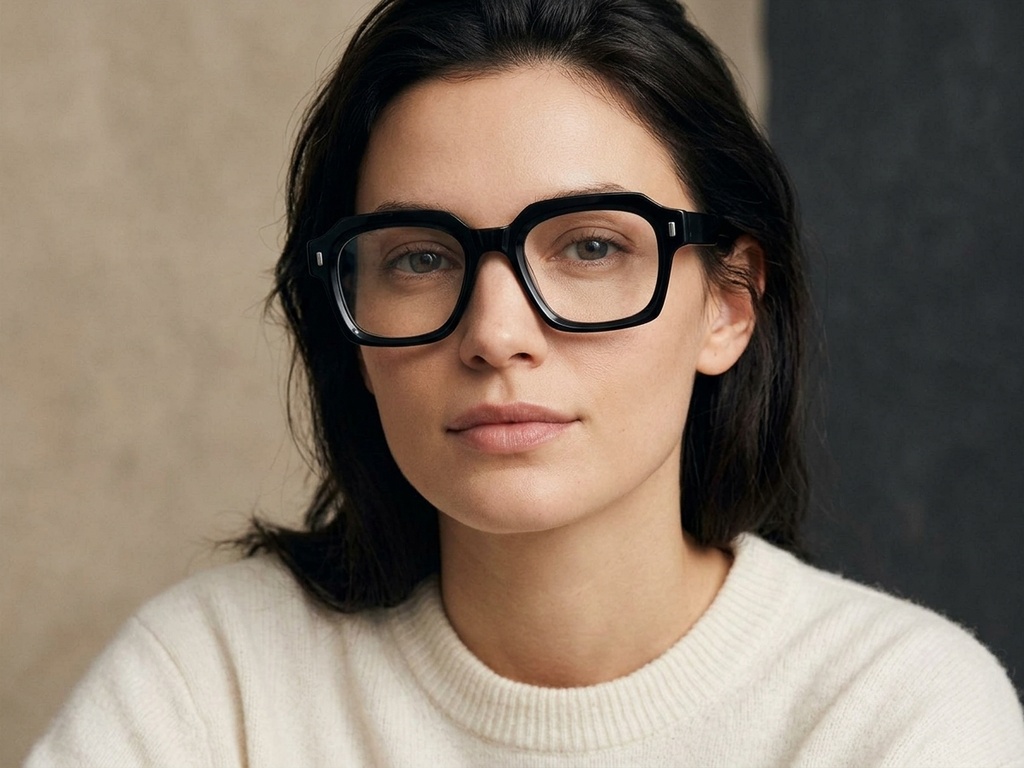 BS2425-1687_Black_Rectangular_Acetate_Glasses-tryon_female