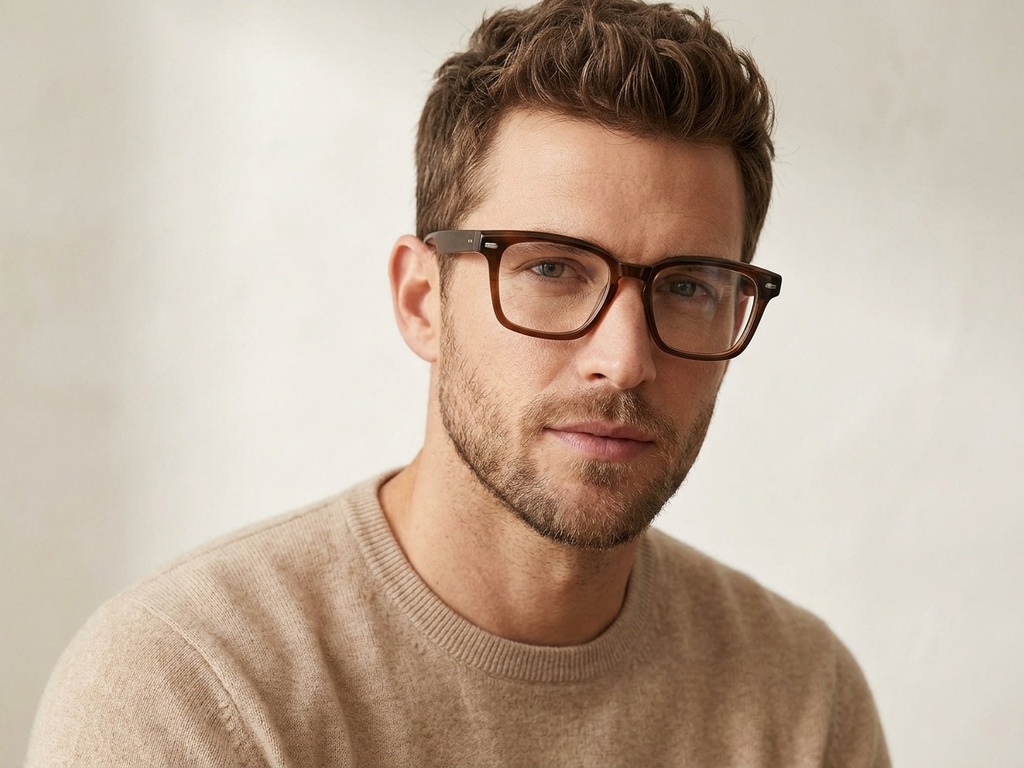 BS2425-1694_Brown_Rectangular_Acetate_Glasses-tryon_male