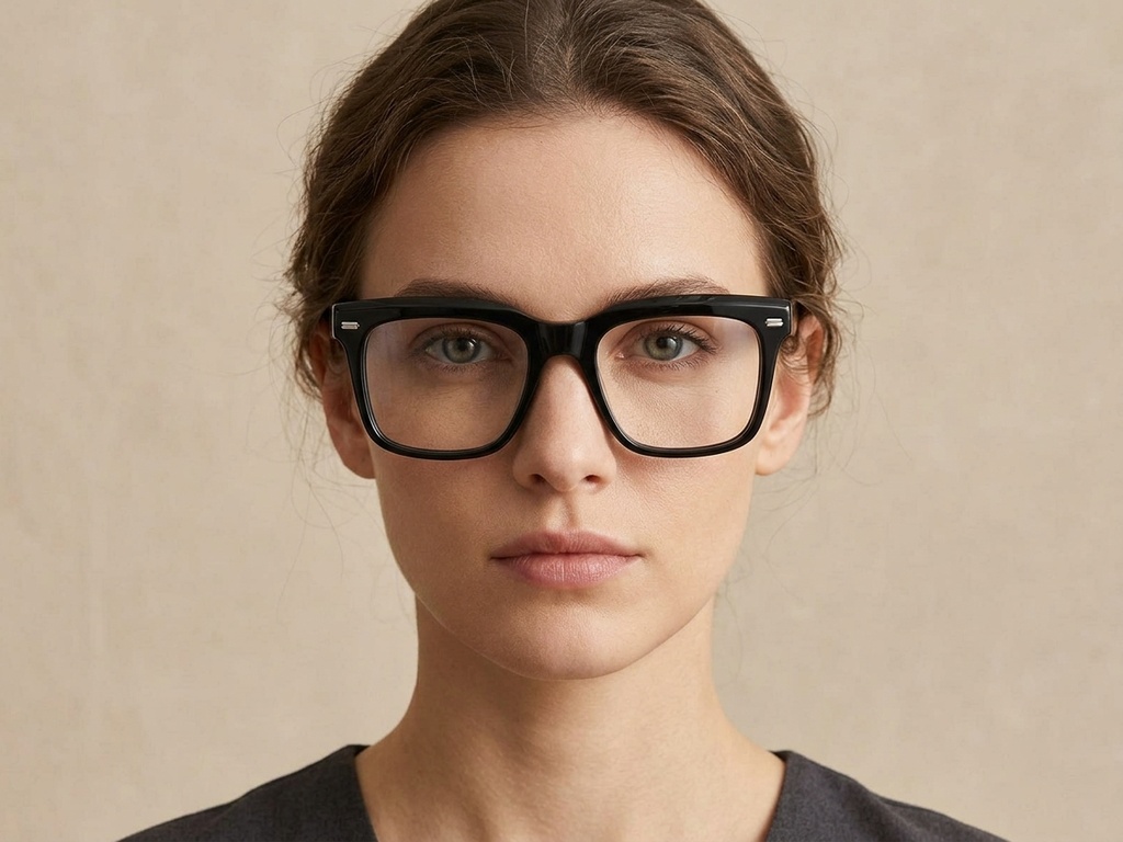 BS2425-1695_Black_Rectangular_Acetate_Glasses-tryon_female