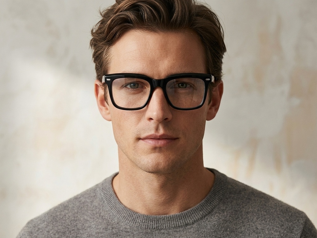 BS2425-1695_Black_Rectangular_Acetate_Glasses-tryon_male