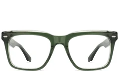 BS2425-1696_Green_Rectangular_Acetate_Glasses_front