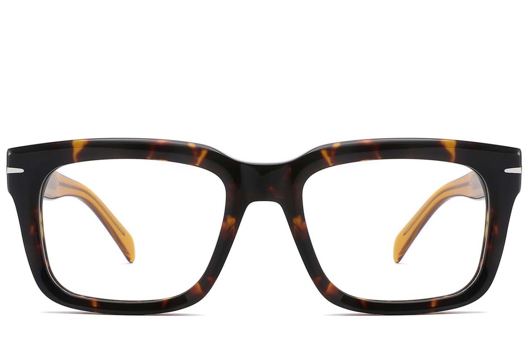 BS2425-1698_Tortoiseshell_Rectangular_Acetate_Glasses_front