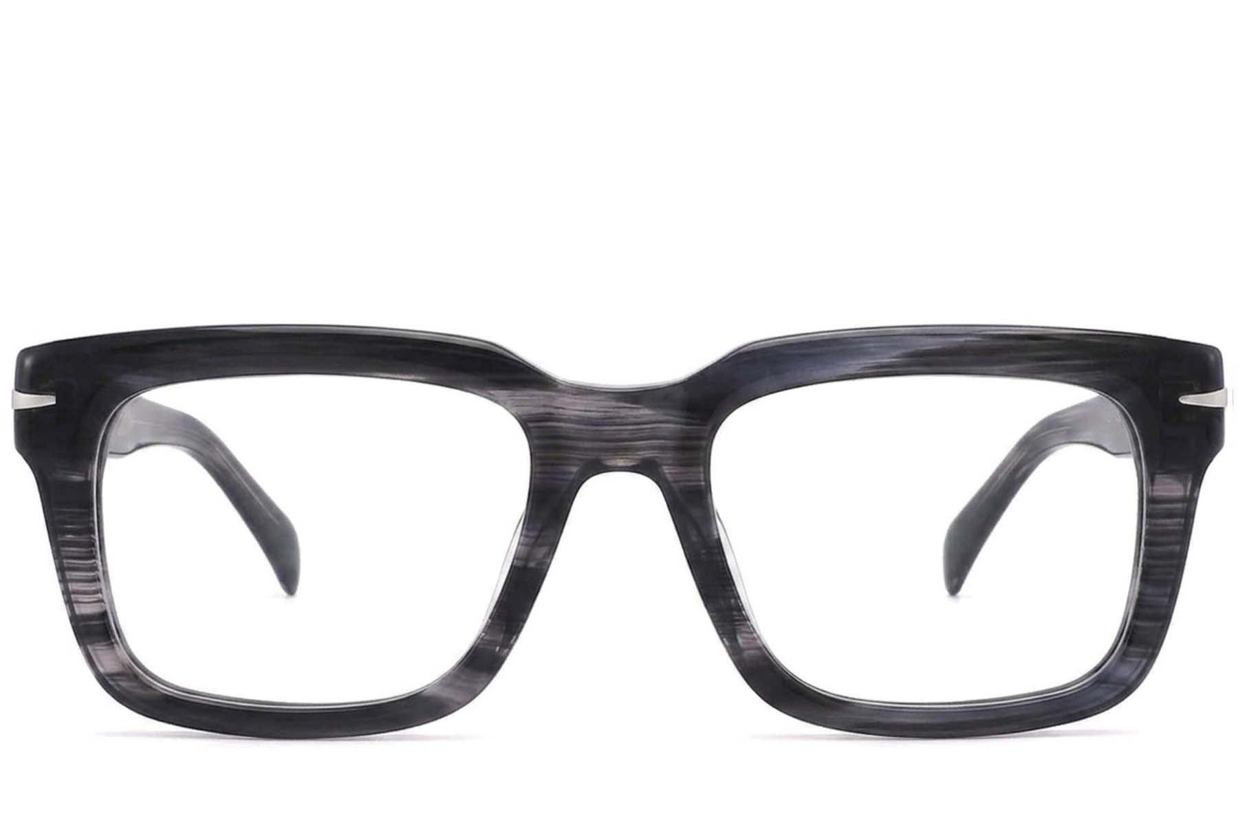 BS2425-1701_Grey_Rectangular_Acetate_Glasses-front