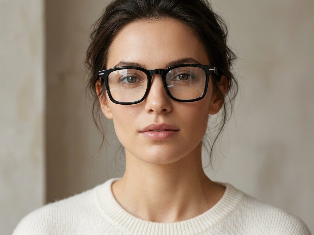 BS2425-1702_Black_Rectangular_Acetate_Glasses-tryon_female