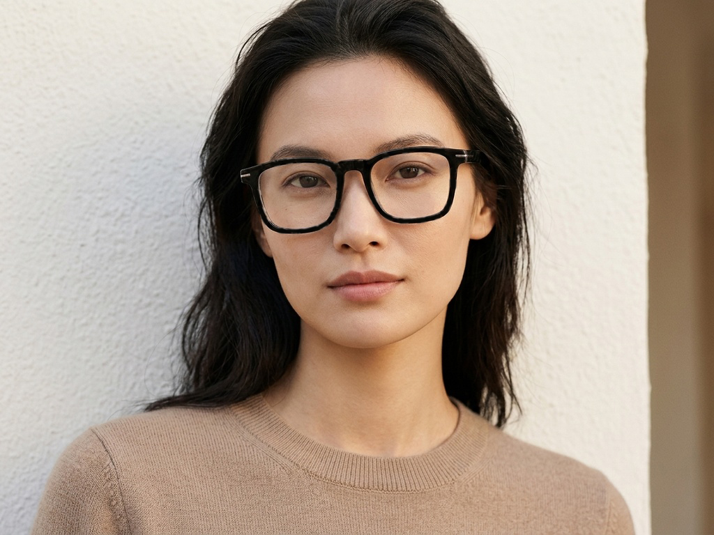 BS2425-1706_Black_Rectangular_Acetate_Glasses-tryon_female