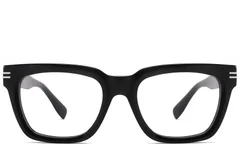 BS2425-1708_Black_Rectangular_Acetate_Glasses_front