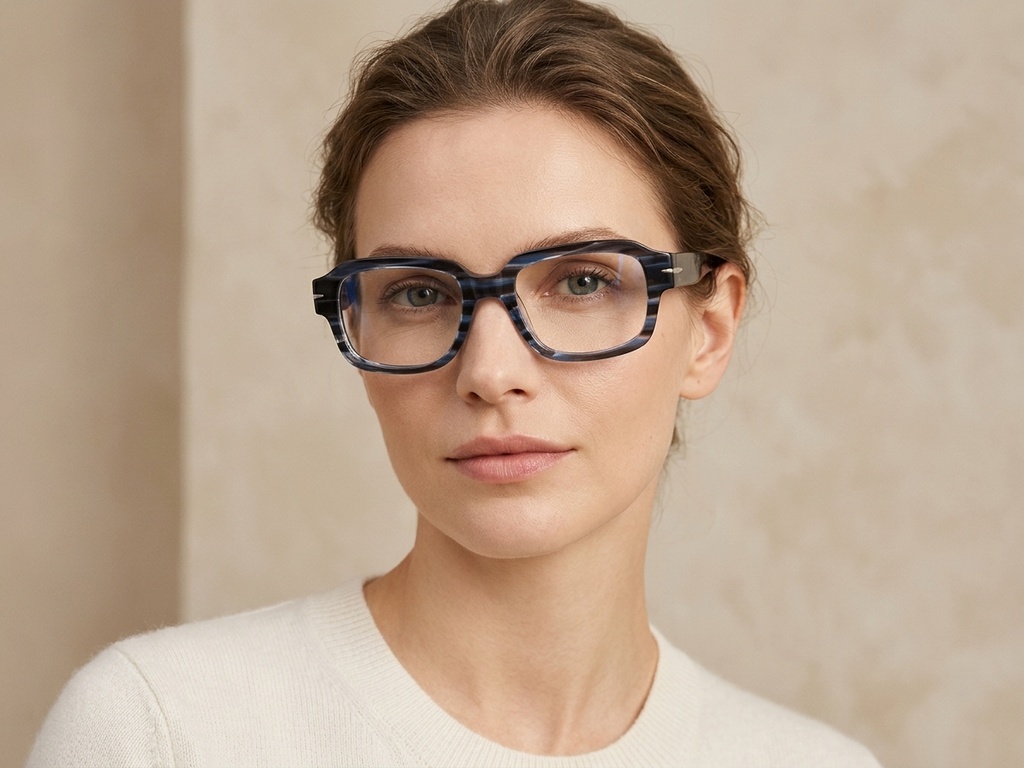 BS2425-1721_Blue_Rectangular_Acetate_Glasses-tryon_female