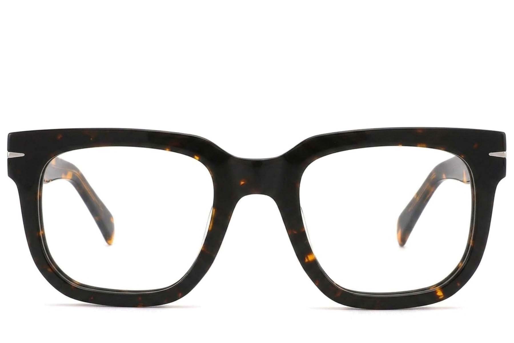 BS2425-1727_Tortoiseshell_Rectangular_Acetate_Glasses-front