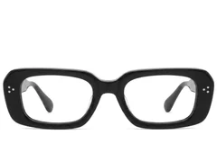 BS2425-1730_Black_Rectangular_Acetate_Glasses-front