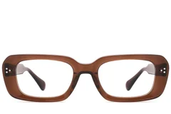 BS2425-1733_Brown_Rectangular_Acetate_Glasses_front