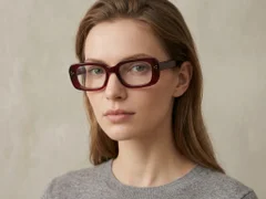 BS2425-1734_Red_Rectangular_Acetate_Glasses-tryon_female