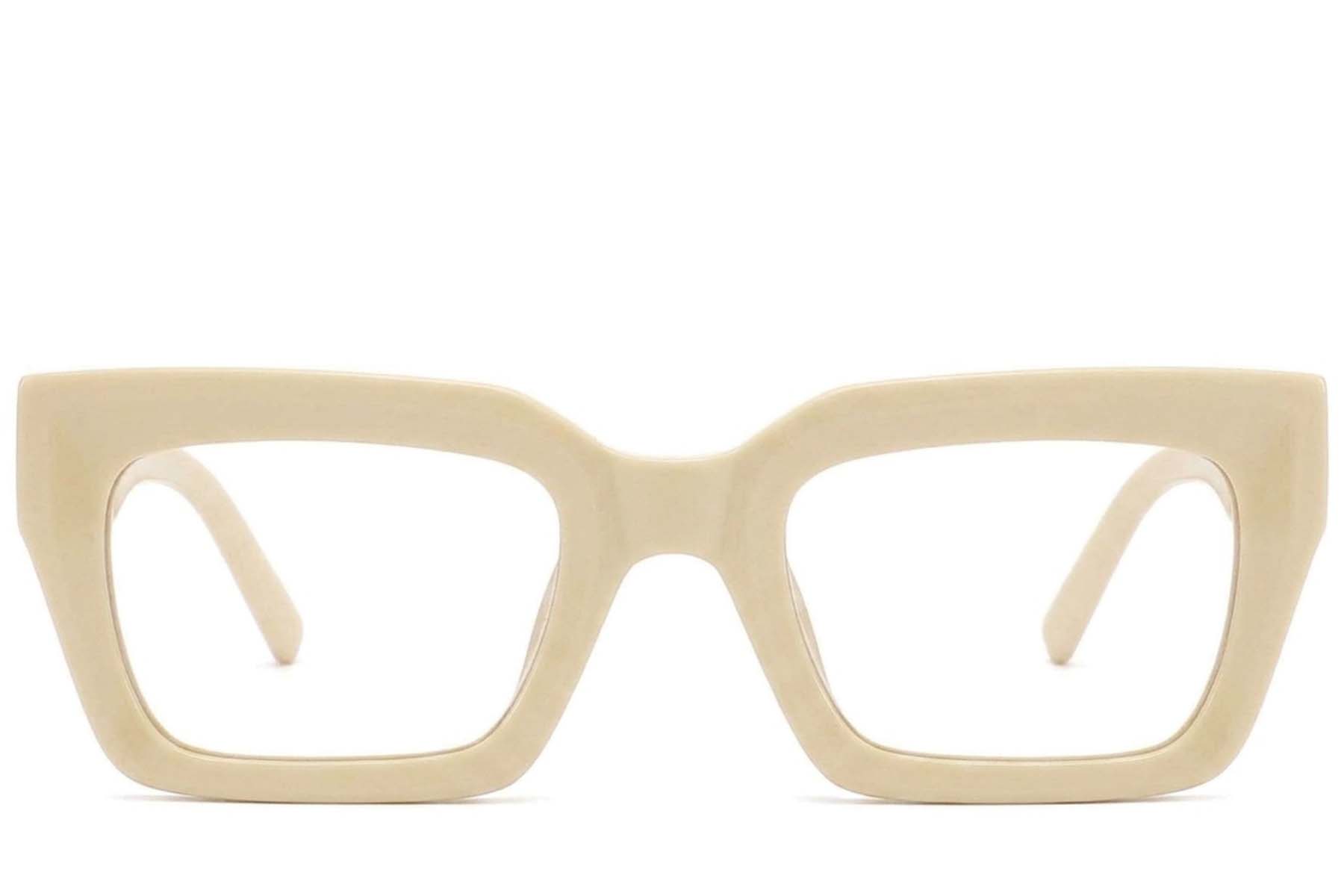 BS2425-1737_Cream_Rectangular_Acetate_Glasses-front