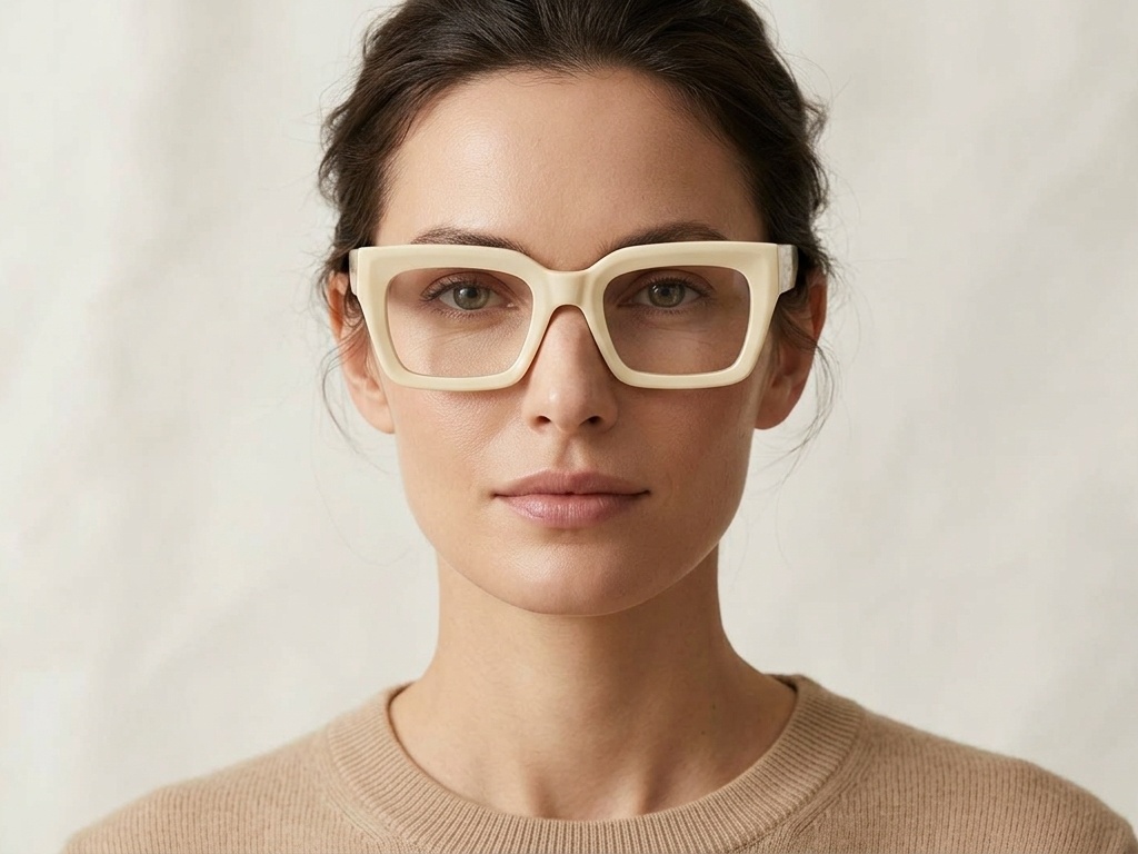 BS2425-1737_Cream_Rectangular_Acetate_Glasses-tryon_female