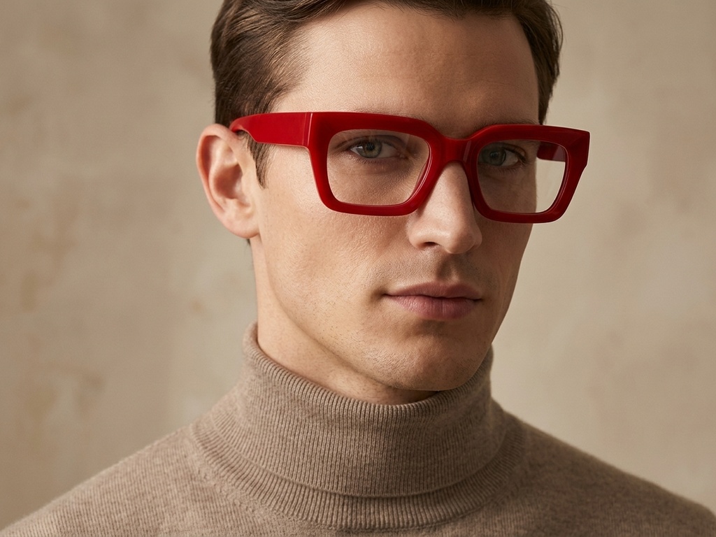 BS2425-1738_Red_Rectangular_Acetate_Glasses-tryon_male