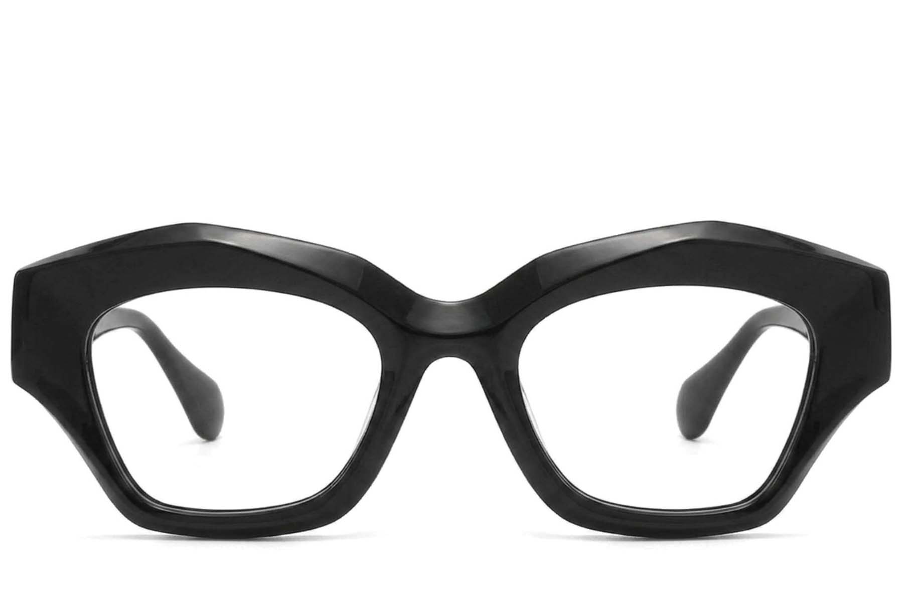 BS2425-1739_Black_Geometric_Acetate_Glasses-front