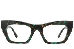 BS2425-1745_Green_Butterfly_Acetate_Glasses_front