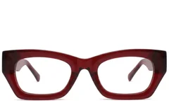 BS2425-1748_Red_Rectangular_Acetate_Glasses-front