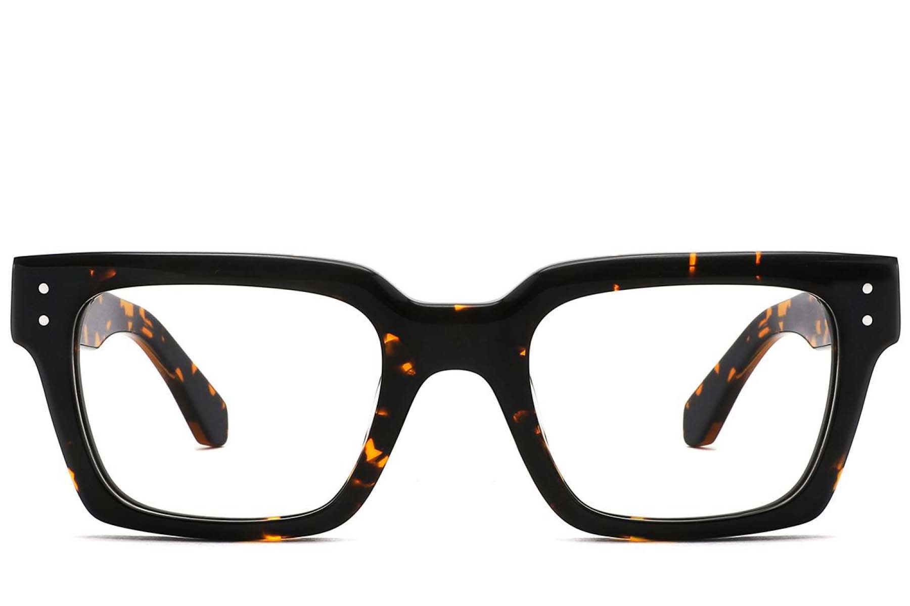 BS2425-1755_Tortoiseshell_Rectangular_Acetate_Glasses_front