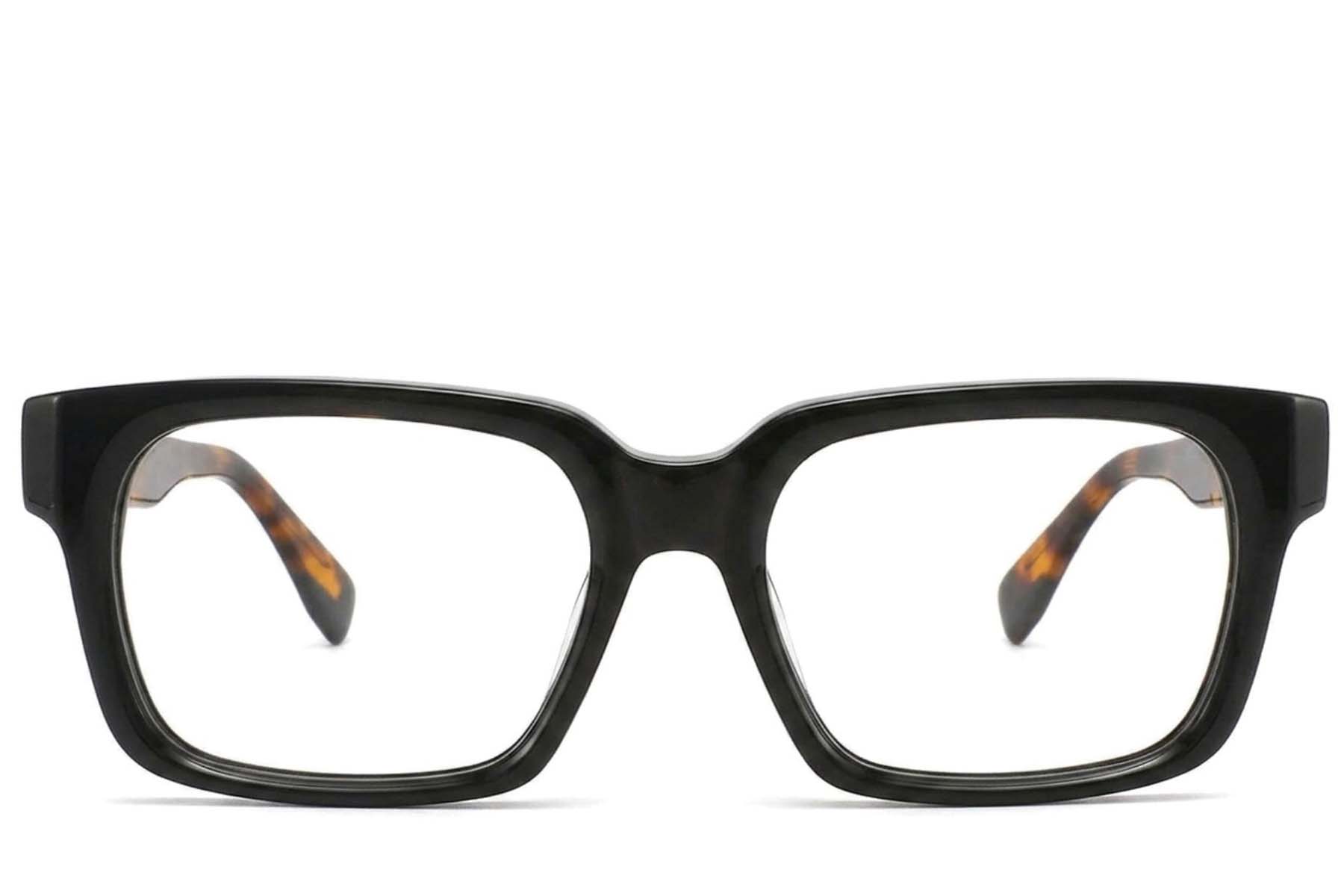BS2425-1761_Black_Rectangular_Acetate_Glasses-front
