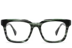 BS2425-1770_Green_Rectangular_Acetate_Glasses-front