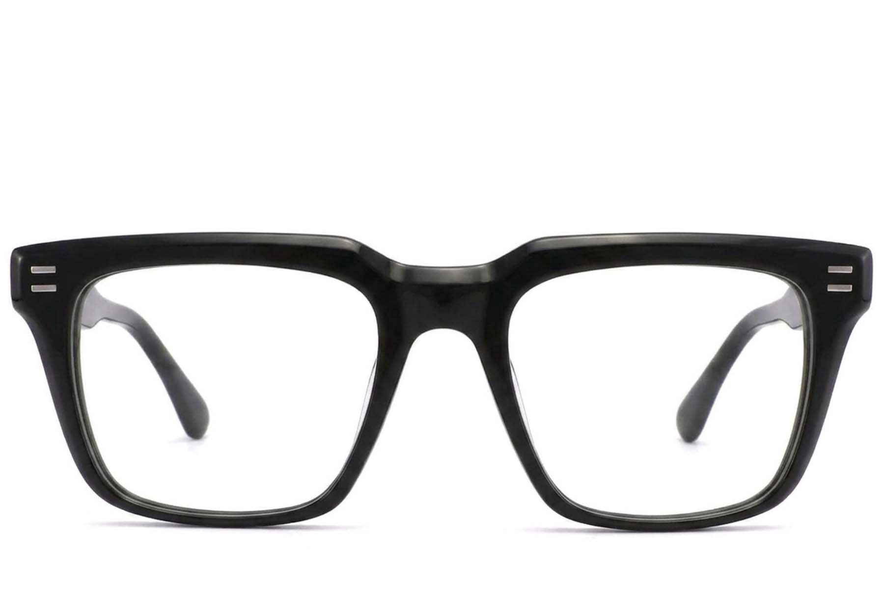 BS2425-1771_Black_Rectangular_Acetate_Glasses-front