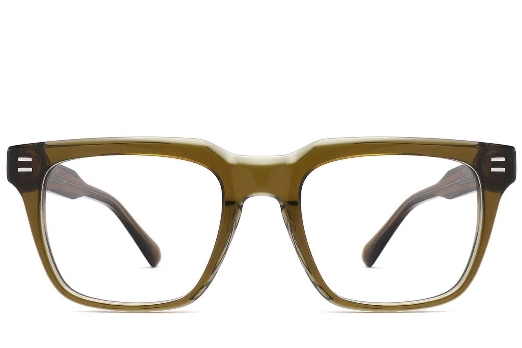 BS2425-1774_Green_Rectangular_Acetate_Glasses_front