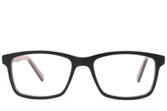 BS2425-1778_Black_Rectangular_Acetate_Glasses_front