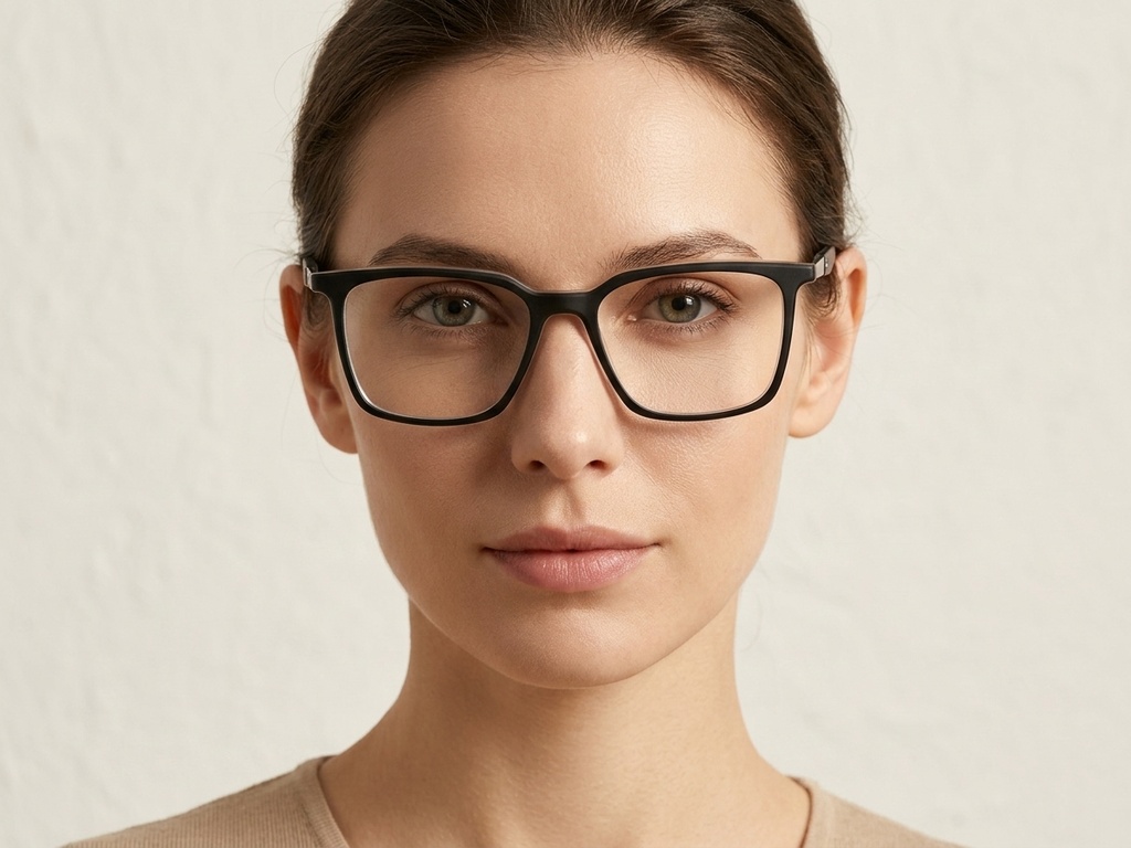 BS2425-1785_Black_Rectangular_Acetate_Glasses-tryon_female