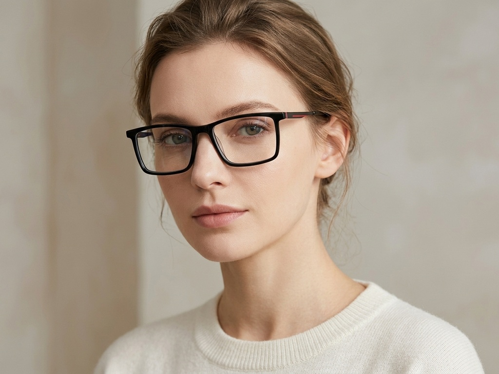 BS2425-1791_Black_Rectangular_Acetate_Glasses-tryon_female